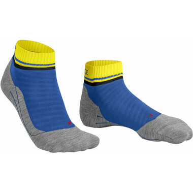 Socken FALKE RU4 GO ON SHORT Blau/Gelb 0